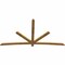 Ekena Millwork Alberta Rough Sawn Timber Gable Bracket, Western Red Cedar, 108"W x 58"H x 2"D x 4"F, 13/12 Pitch GBW108X58X0204ALB00RWR - alternate 4